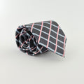 GRAPHITE ROSE GRID TIE