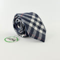 NAVY HIGHLAND PLAID TIE
