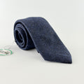 MIDNIGHT NAVY WOOL TIE