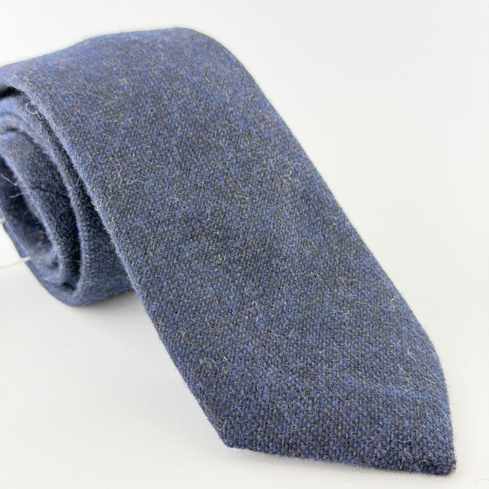 MIDNIGHT NAVY WOOL TIE