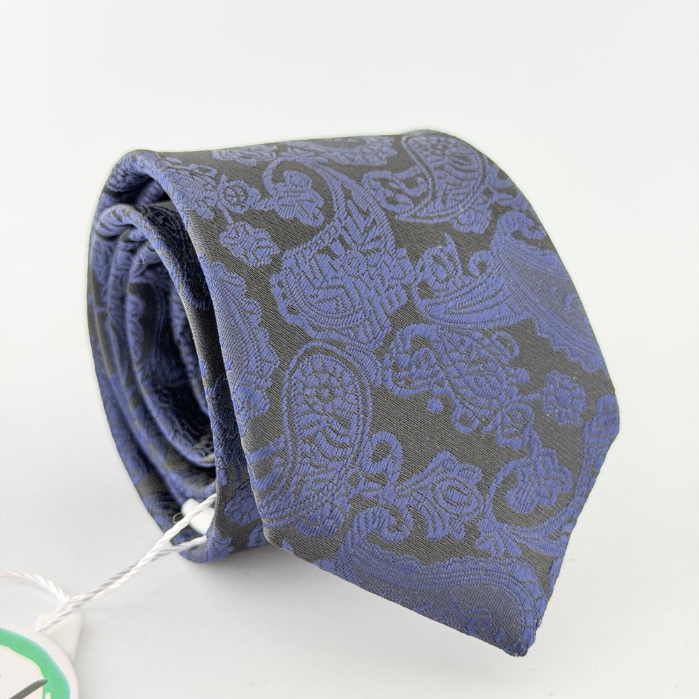 NAVY NOIR SLIM TIE