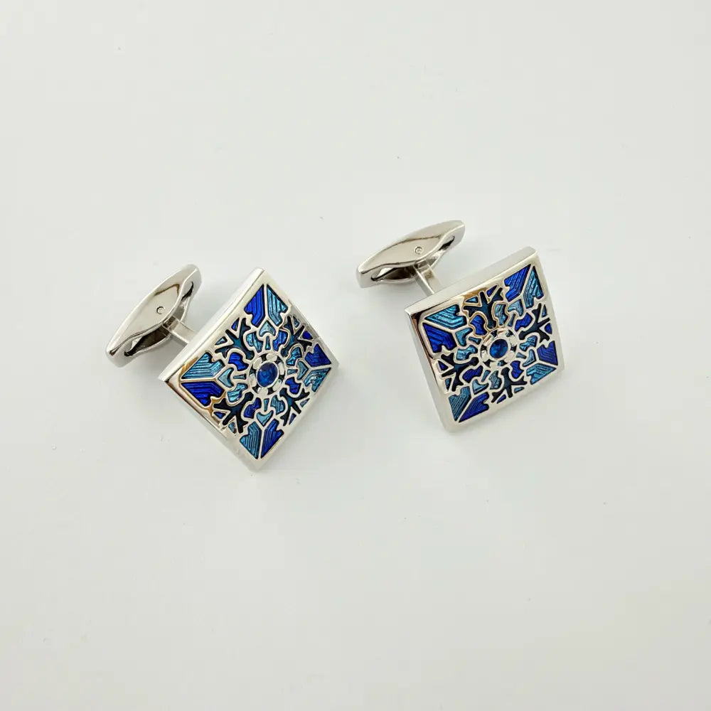 SAPPHIRE MOSAIC CUFFLINKS