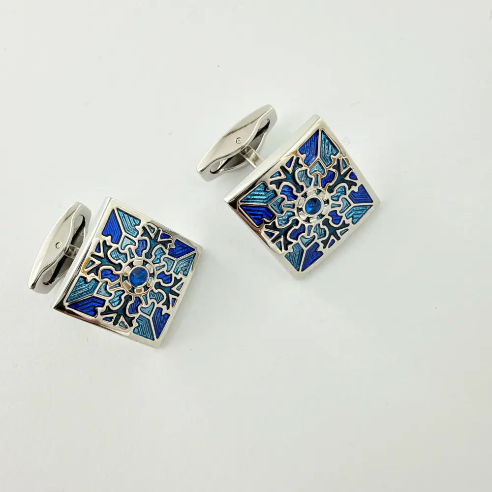 SAPPHIRE MOSAIC CUFFLINKS