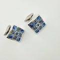 SAPPHIRE MOSAIC CUFFLINKS