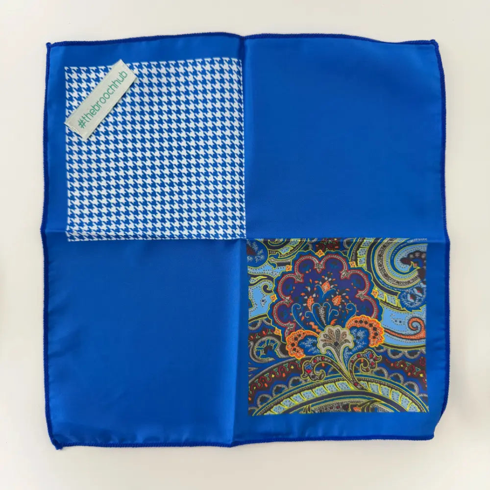 ROYAL BLUE HERITAGE POCKETSQUARE