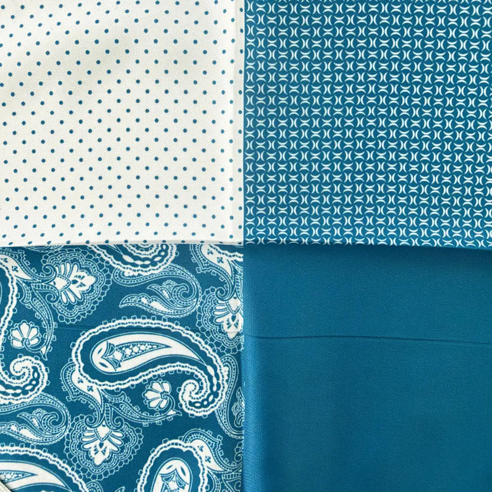AQUA ROYAL POCKET SQUARE