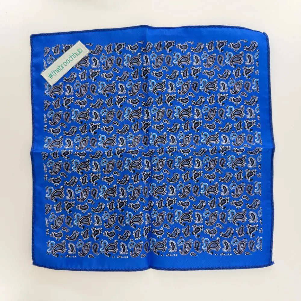 IMPERIAL BLUE POCKETSQUARE