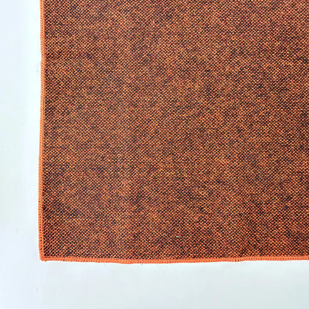 BURNT SIENNA HERITAGE WOOL POCKETSQUARE