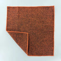 BURNT SIENNA HERITAGE WOOL POCKETSQUARE