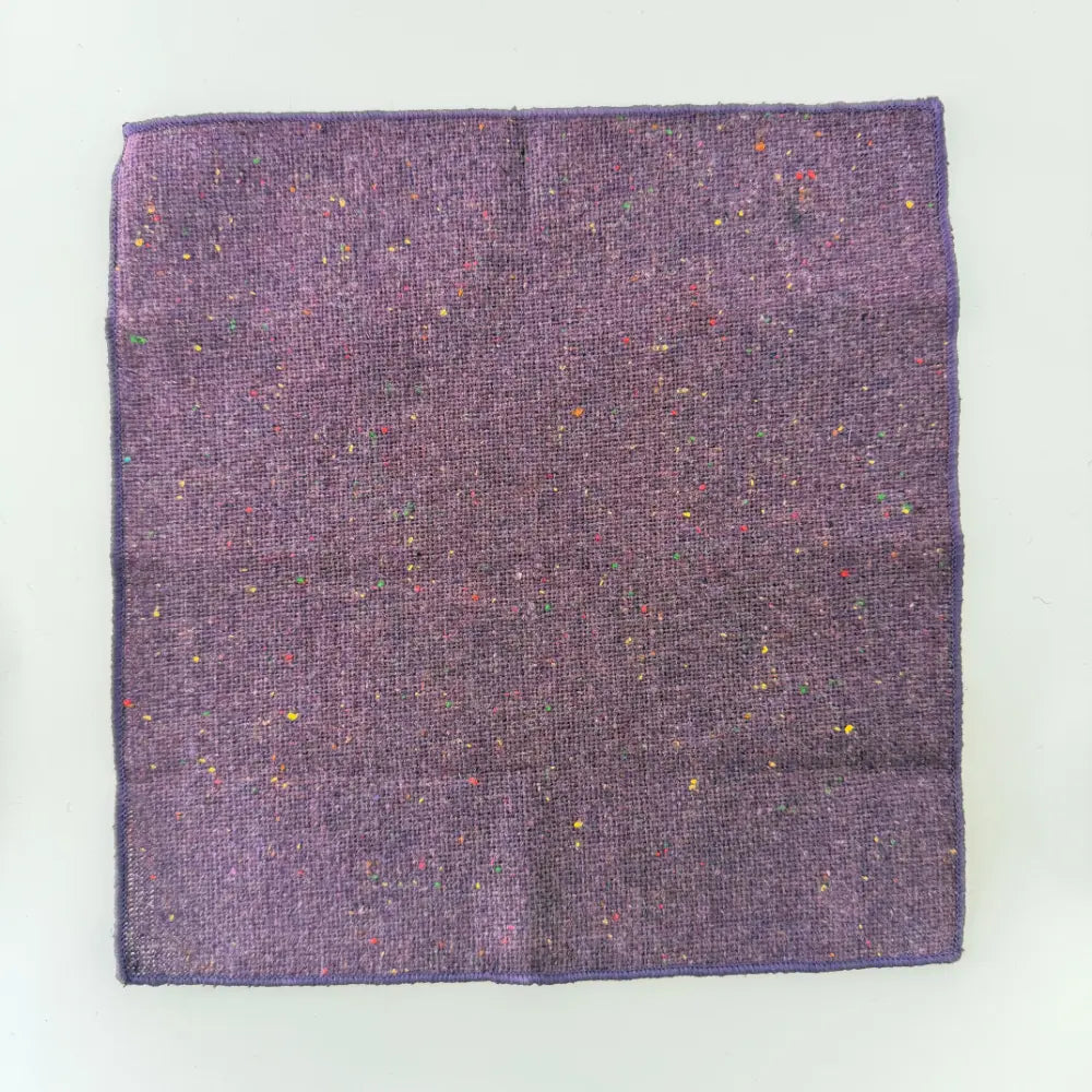 ROYAL SPECKLE WOOL POCKETSQUARE