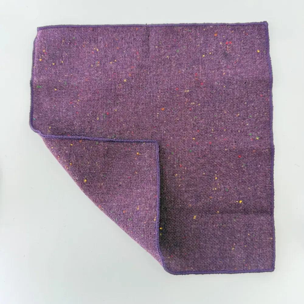 ROYAL SPECKLE WOOL POCKETSQUARE