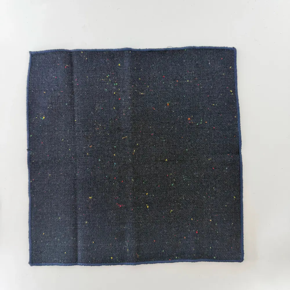MIDNIGHT CONFETTI WOOL POCKETSQUARE