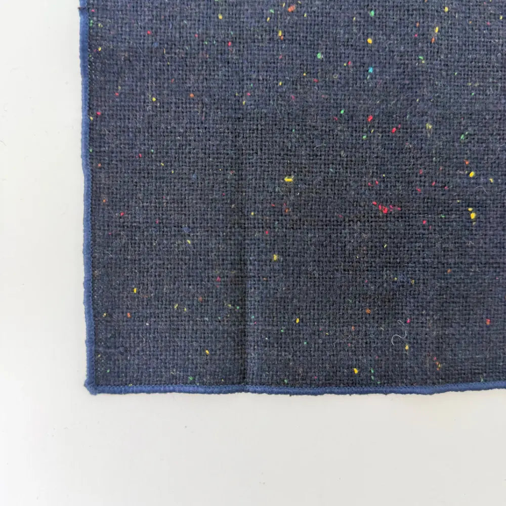 MIDNIGHT CONFETTI WOOL POCKETSQUARE