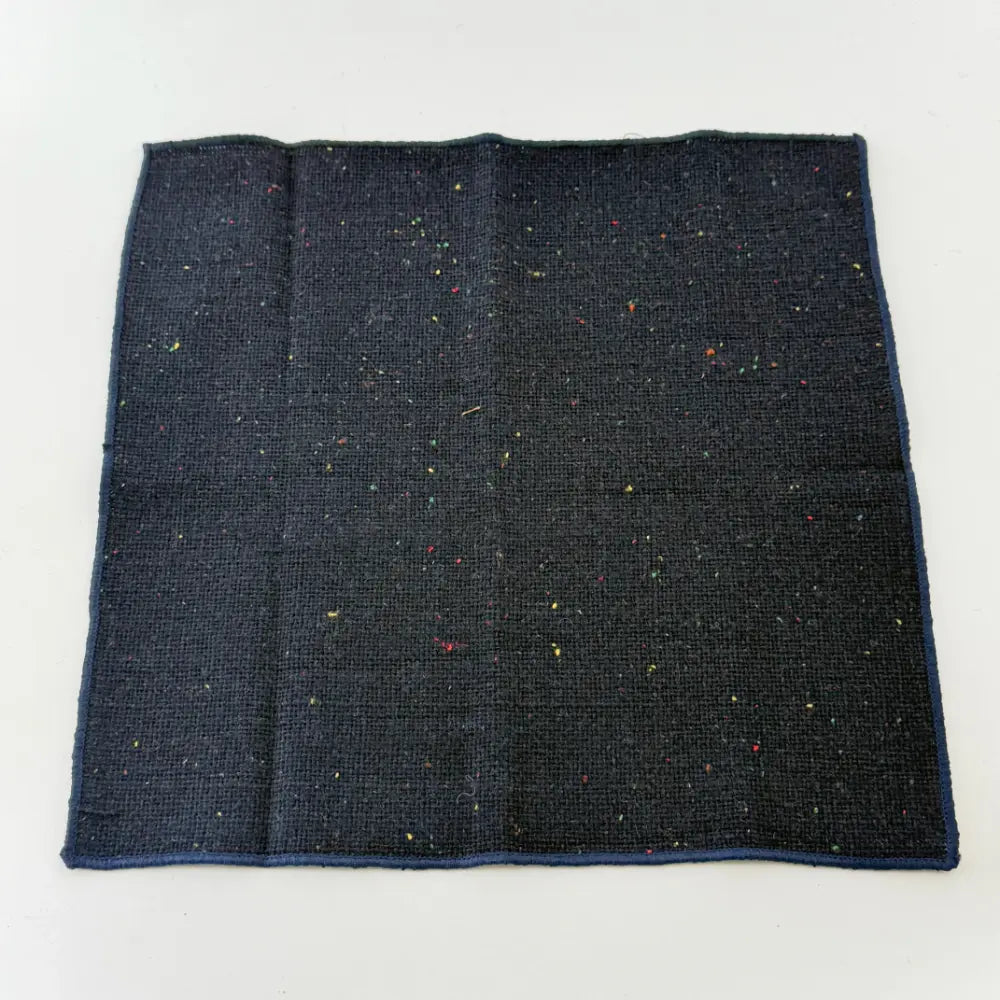 MIDNIGHT CONFETTI WOOL POCKETSQUARE