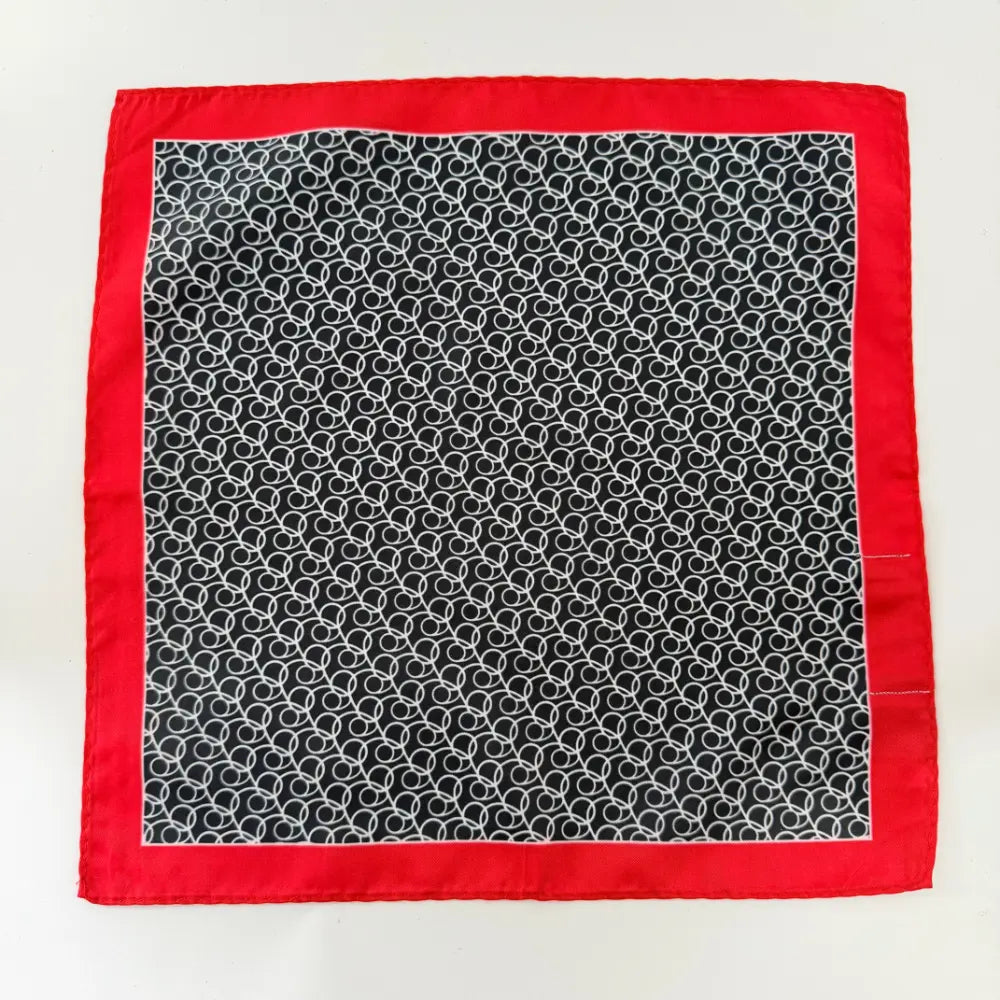 CRIMSON LOOP LUXE POCKETSQUARE