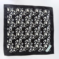 OBSIDIAN MONOGRAM POCKETSQUARE
