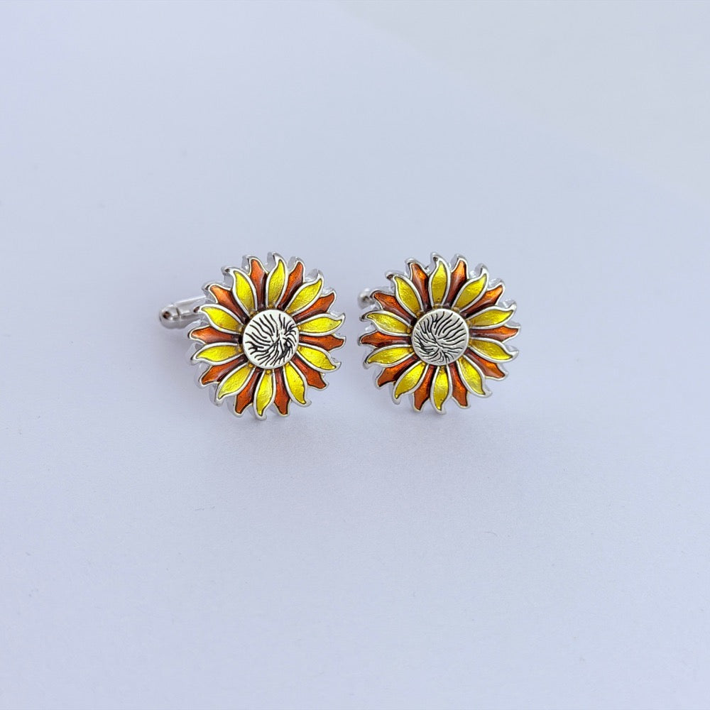 SOLARIS BLOOM CUFFLINKS