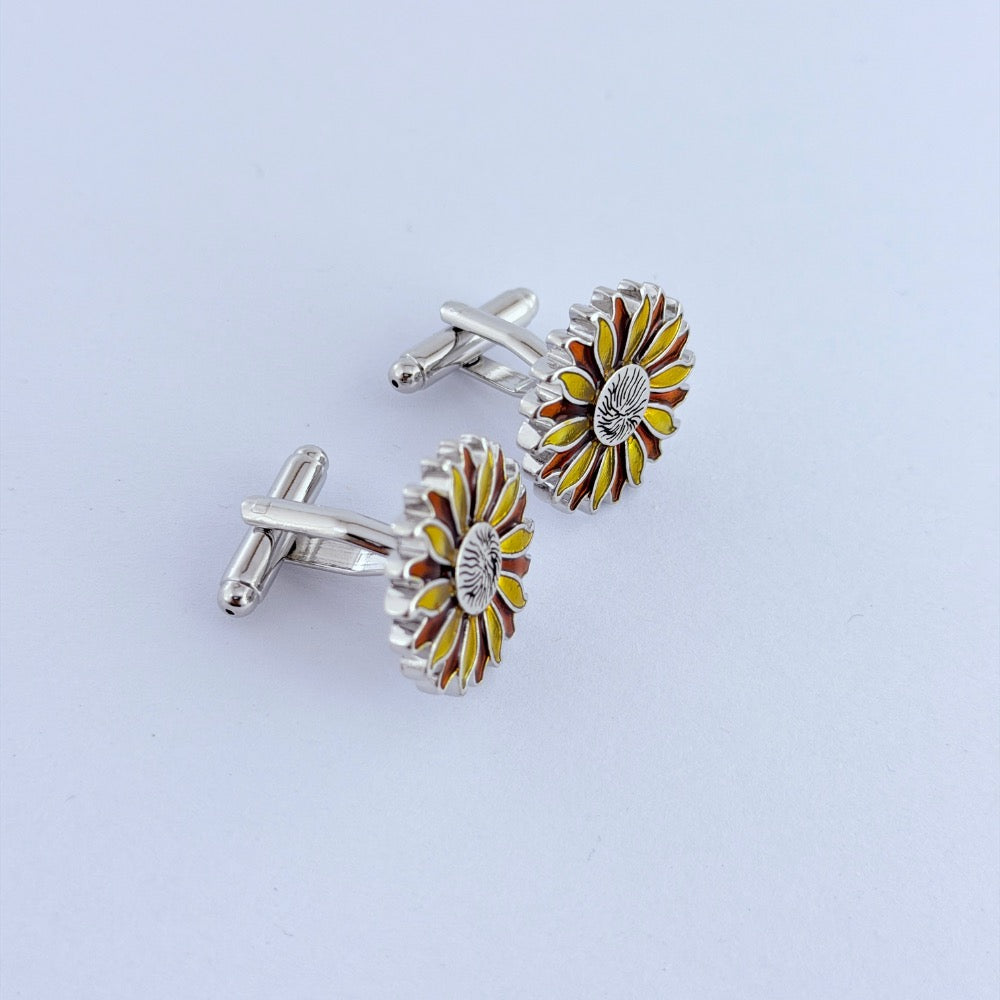 SOLARIS BLOOM CUFFLINKS
