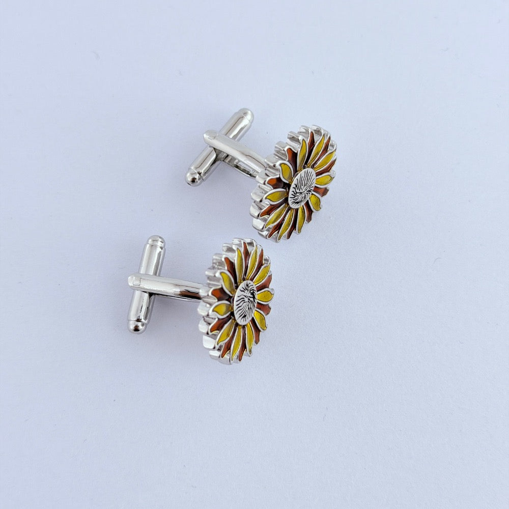 SOLARIS BLOOM CUFFLINKS
