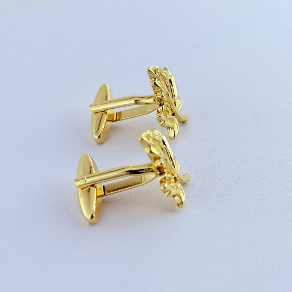 GILDED MAPLE CUFFLINKS