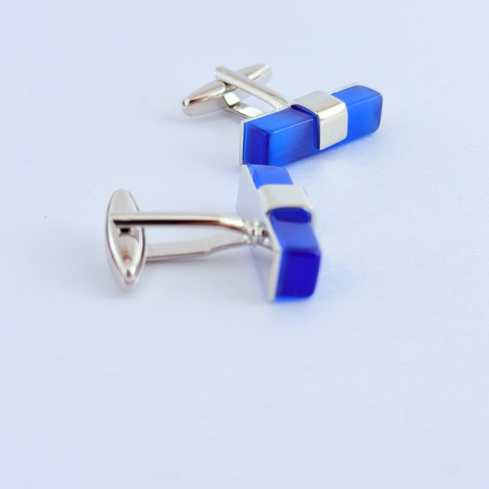 ROYAL BLUE MERIDIAN CUFFLINKS