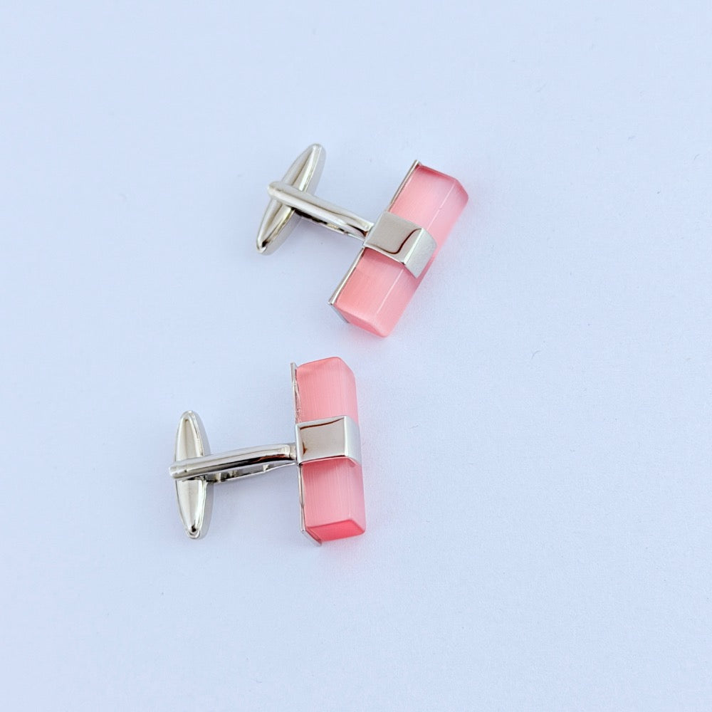 ROSE QUARTZ REGENT CUFFLINKS