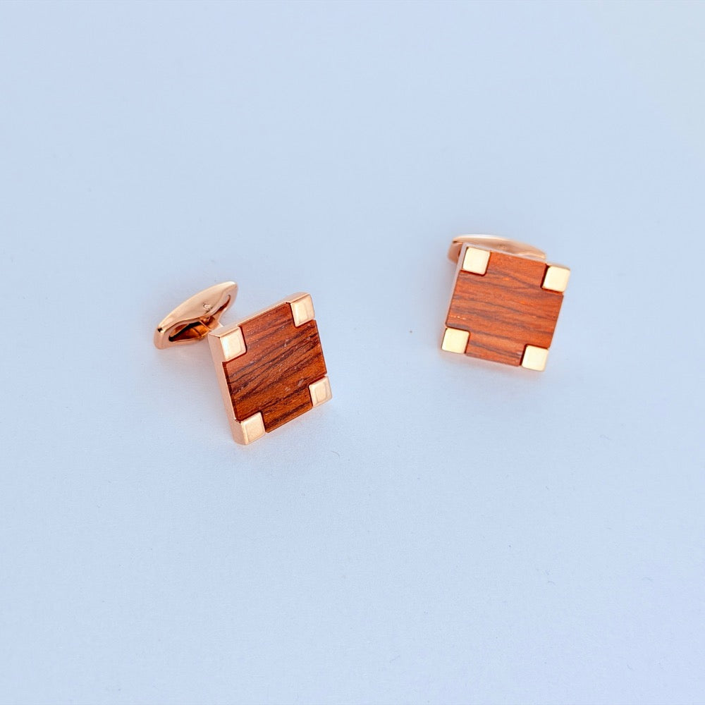 ROSEWOOD ROYALE CUFFLINKS