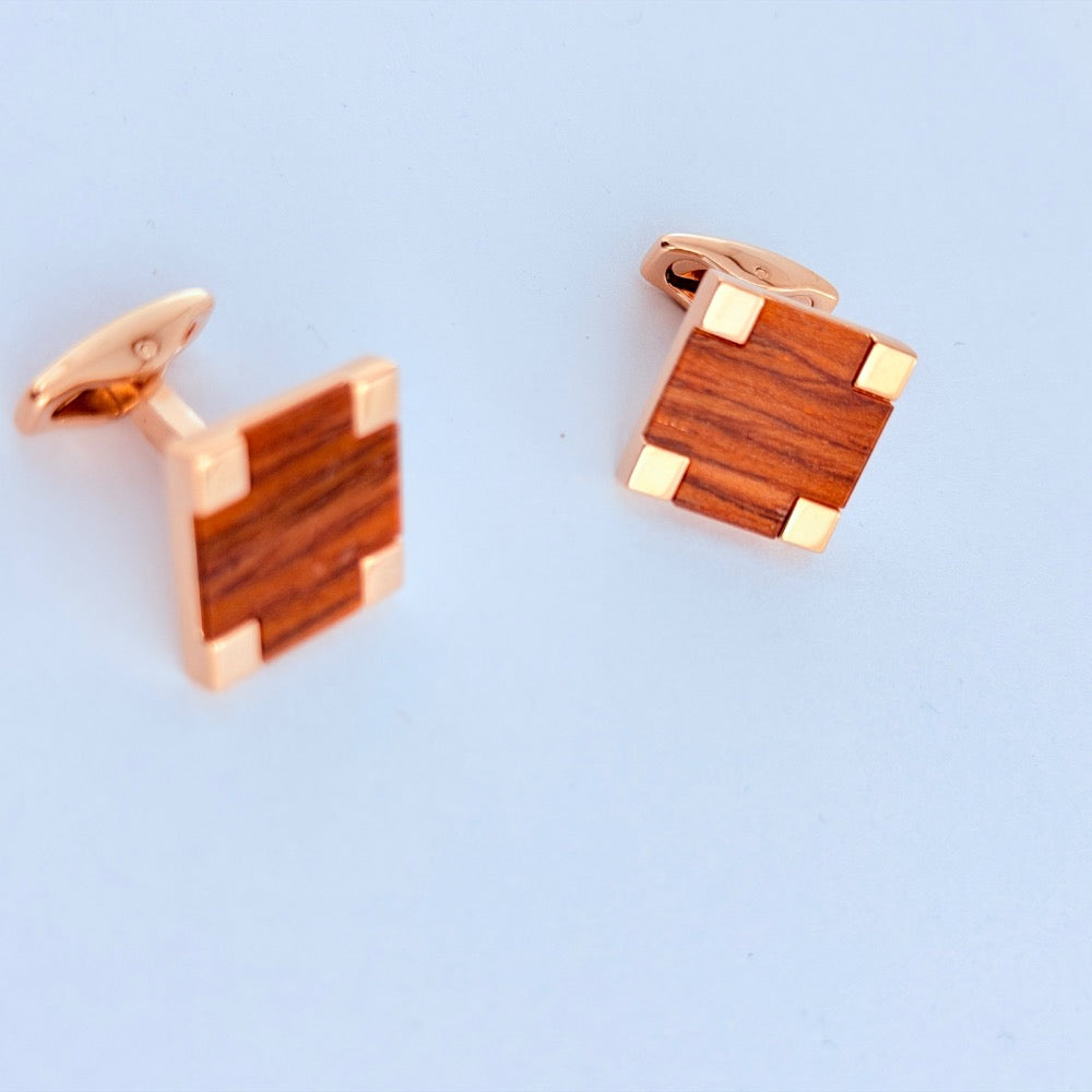 ROSEWOOD ROYALE CUFFLINKS