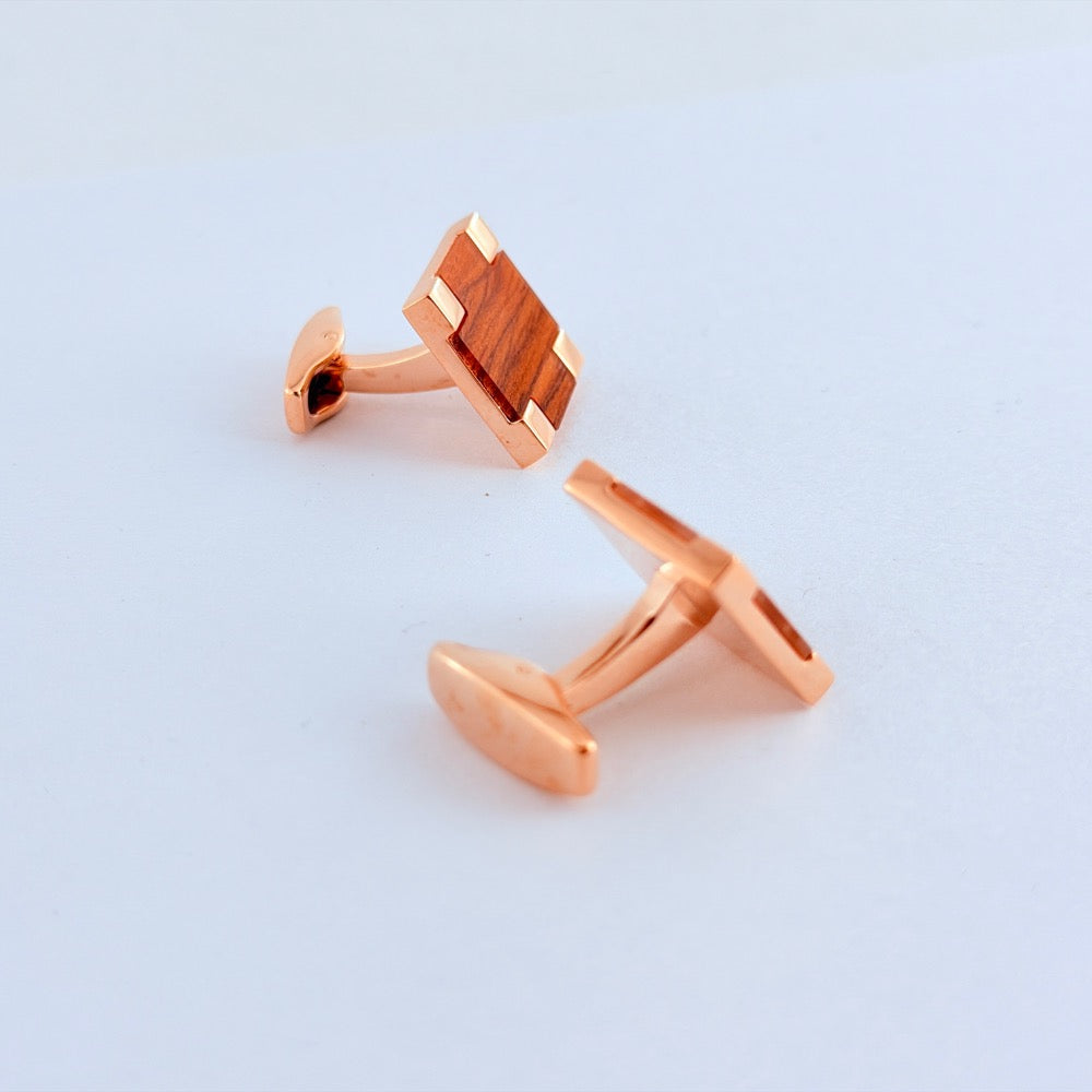 ROSEWOOD ROYALE CUFFLINKS