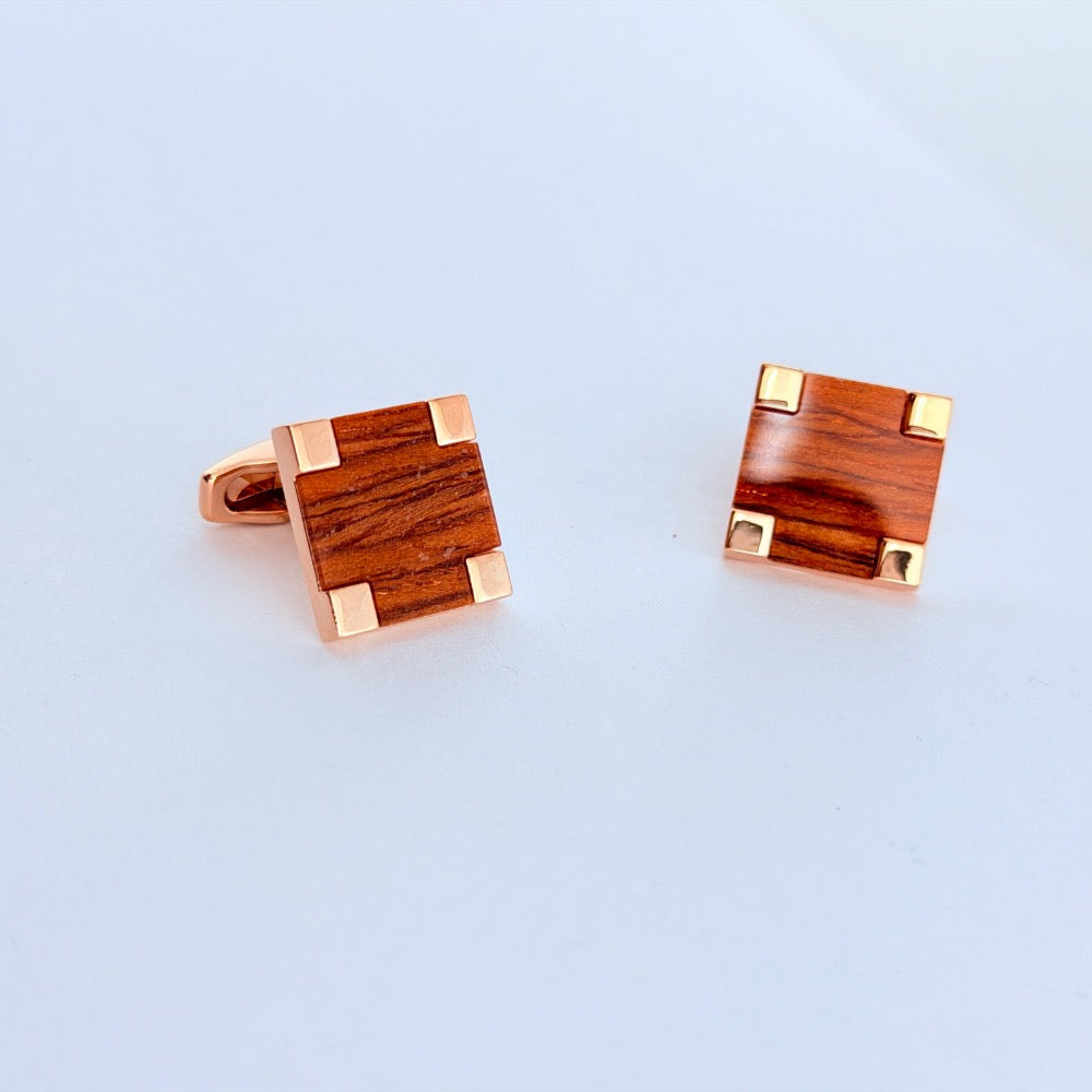 ROSEWOOD ROYALE CUFFLINKS