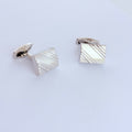 IMPERIAL RIDGE SILVER CUFFLINKS