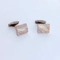 IMPERIAL RIDGE CHARCOAL CUFFLINKS