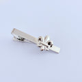 FLEUR-DE-LIS SILVER TIE CLIP