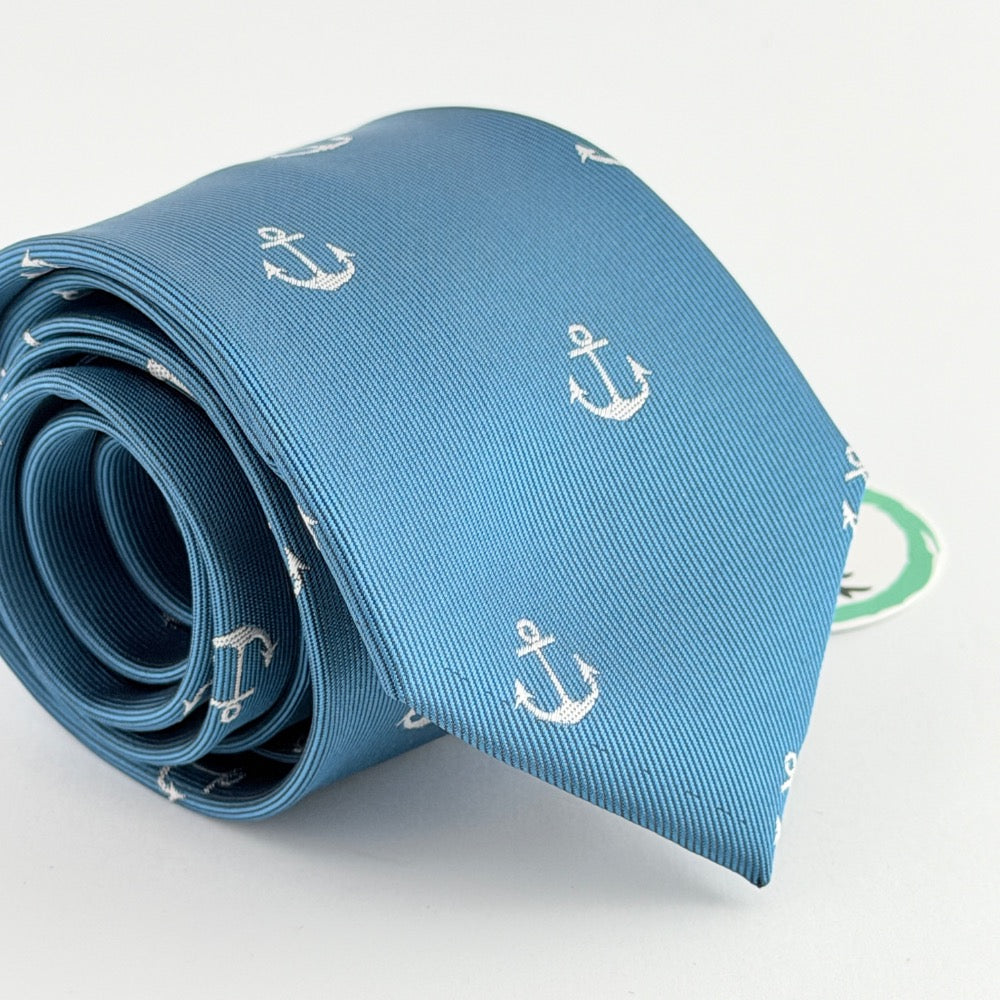 MARINER BLUE ANCHOR TIE