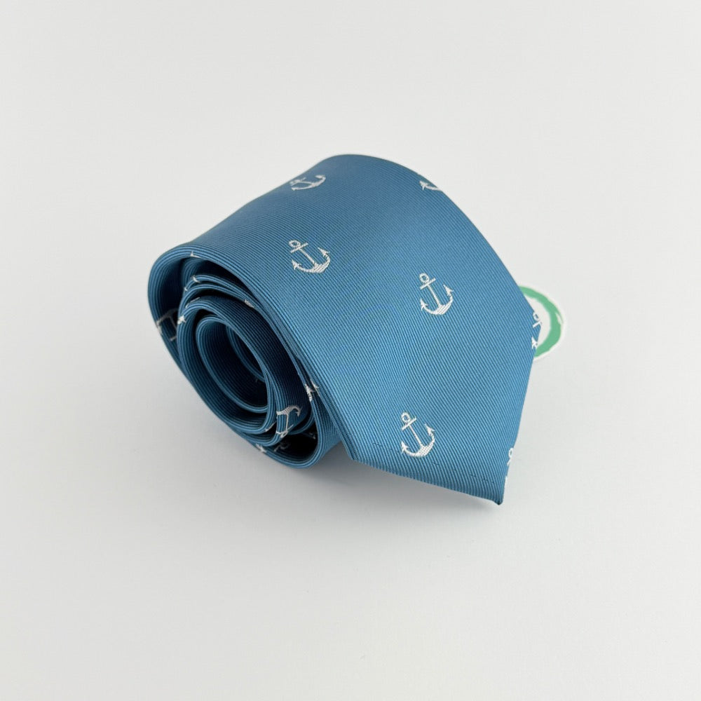 MARINER BLUE ANCHOR TIE