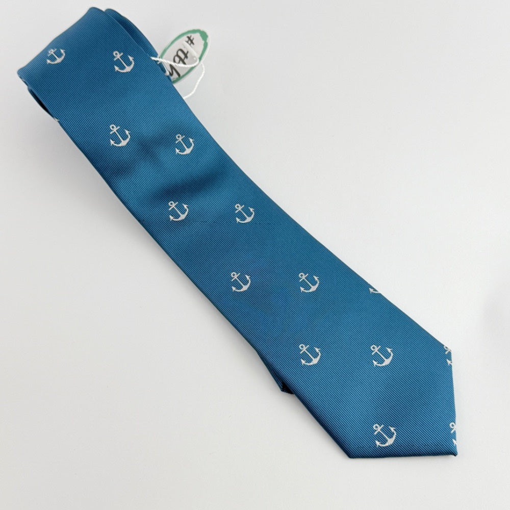 MARINER BLUE ANCHOR TIE