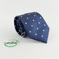 NAVY PRESTIGE POLKA TIE