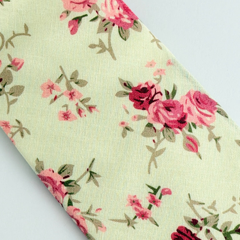 ENGLISH ROSE COTTON TIE