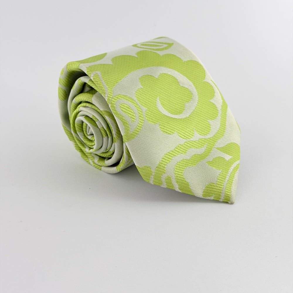 ROYAL LIME DAMASK TIE