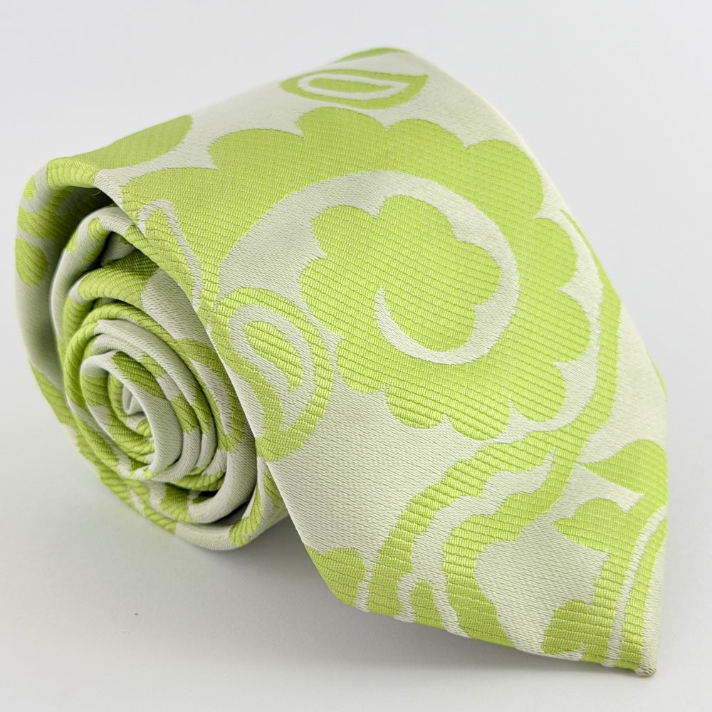 ROYAL LIME DAMASK TIE