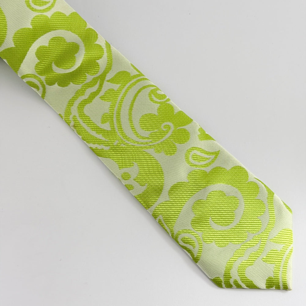 ROYAL LIME DAMASK TIE