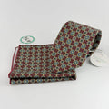 BURGUNDY GEOMETRIC MEDALLION SET
