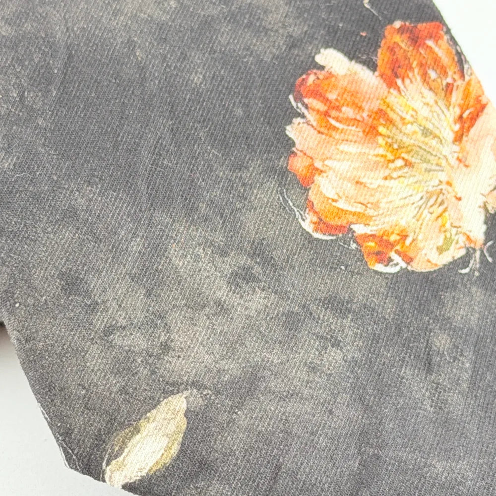 MIDNIGHT DAHLIA PREMIUM COTTON TIE