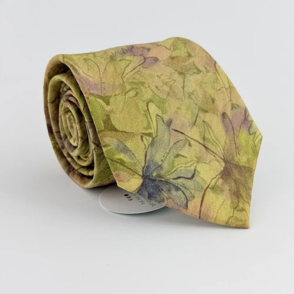 OLIVE BOTANICAL PREMIUM COTTON TIE