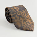 AURELIA NOIR FLORAL PREMIUM COTTON TIE