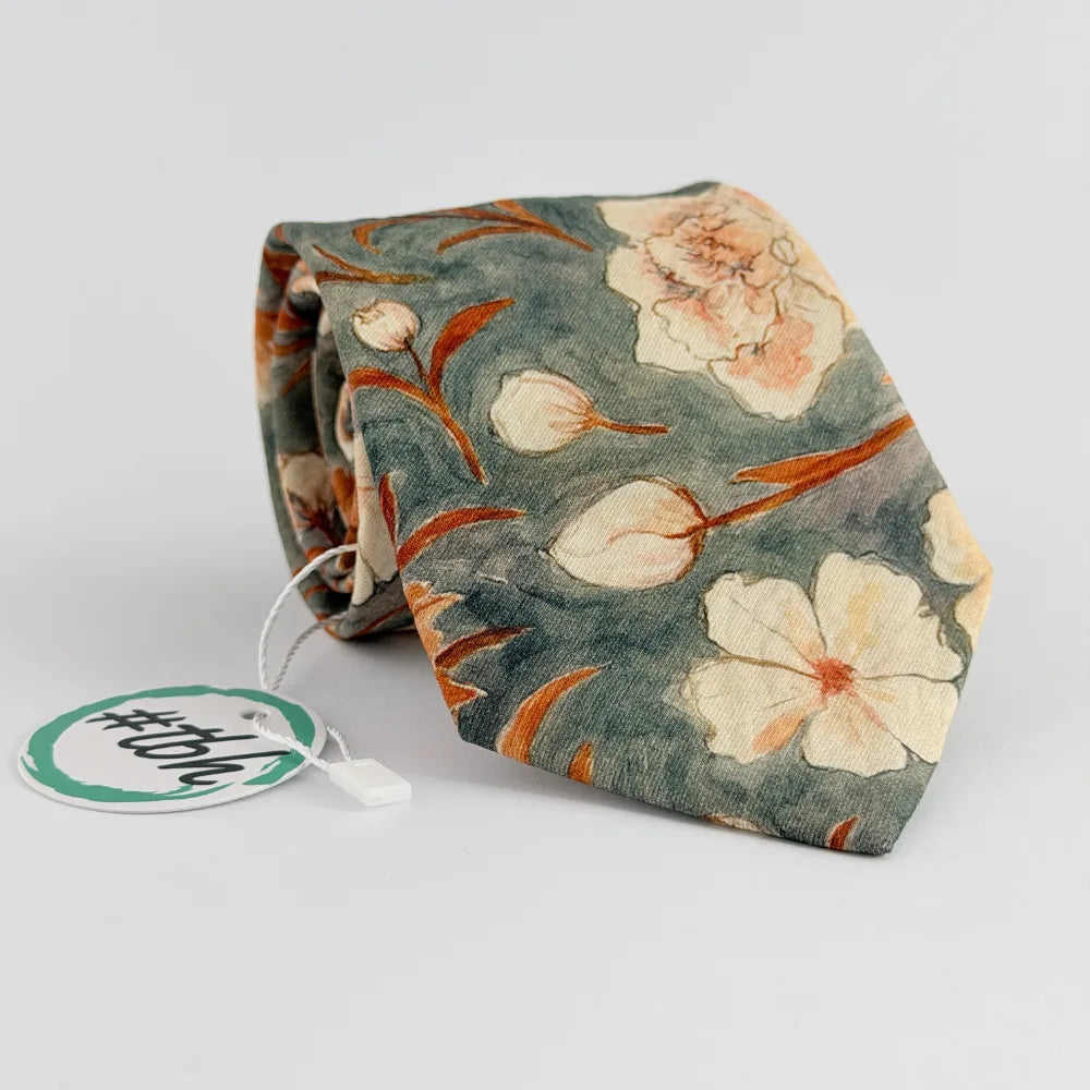 TERRACOTTA BOTANICA PREMIUM COTTON TIE