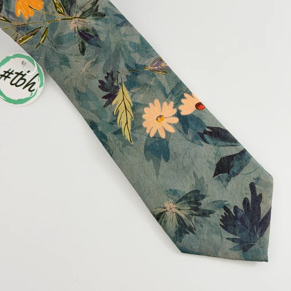 VERDANT NOCTURNE PREMIUM COTTON TIE