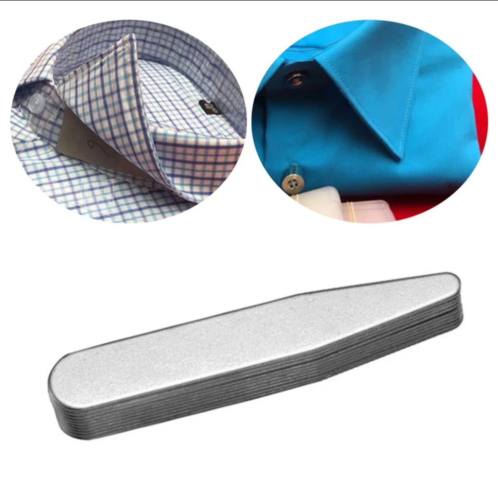 COLLAR STAYS - STAINLESS STEEL - PAIR