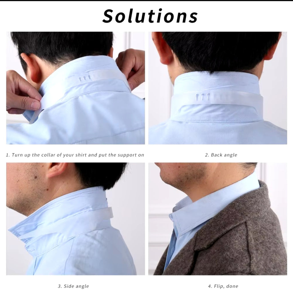 SHIRT COLLAR SUPPORT - ADJUSTABLE