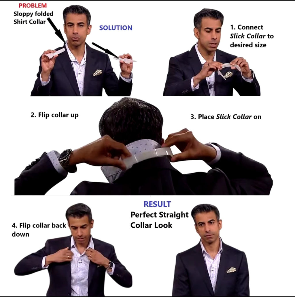 SHIRT COLLAR SUPPORT - ADJUSTABLE